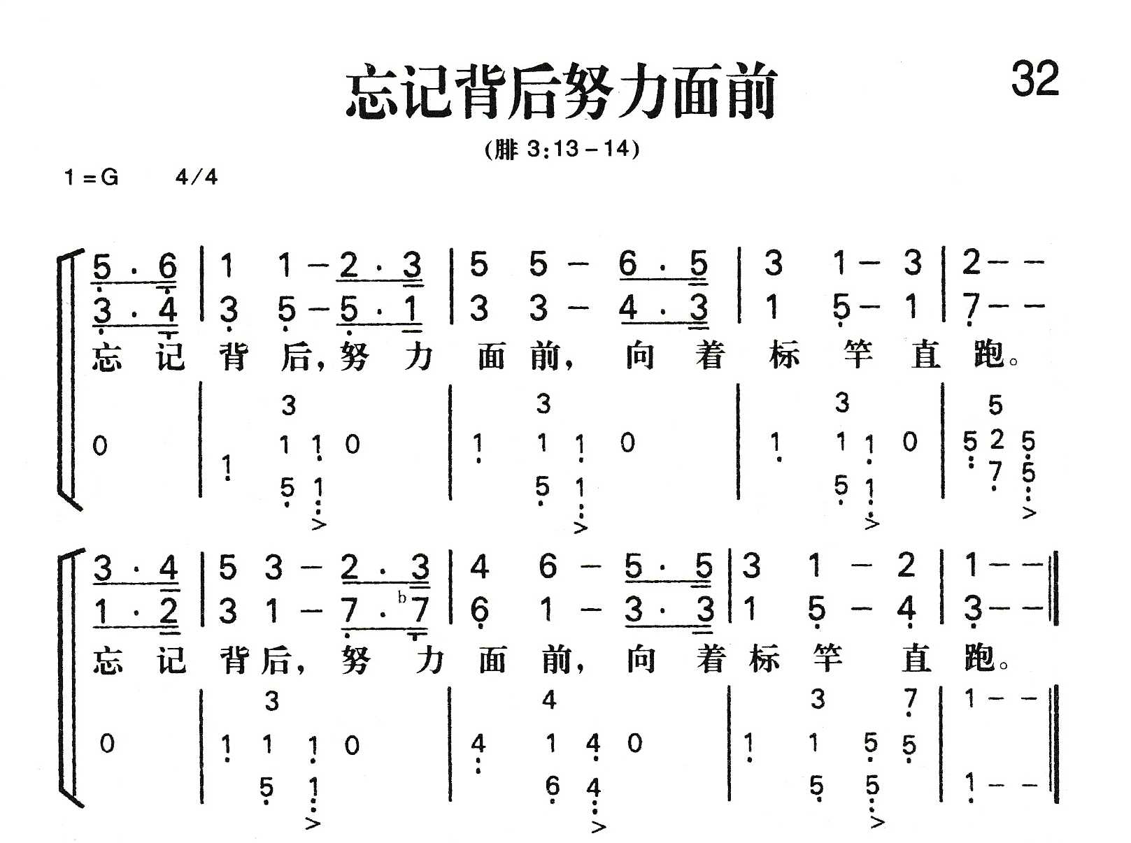 忘记背后努力面前 第 1 页
