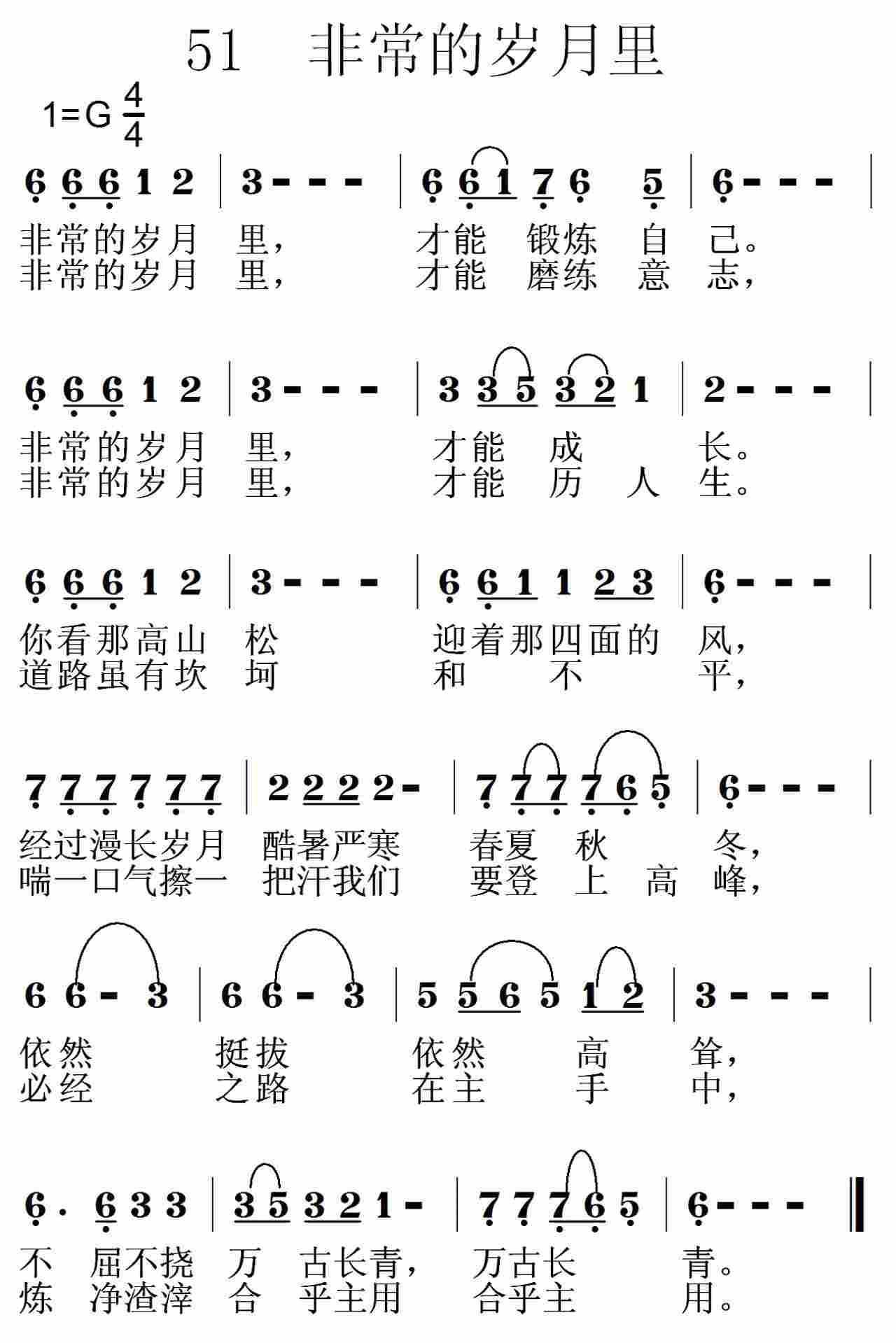 非常的岁月里 第 1 页