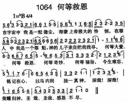 何等救恩 第 1 页