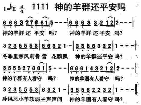 神的羊群还平安吗 第 1 页