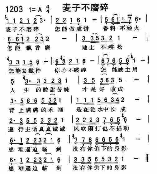 麦子不磨碎 第 1 页