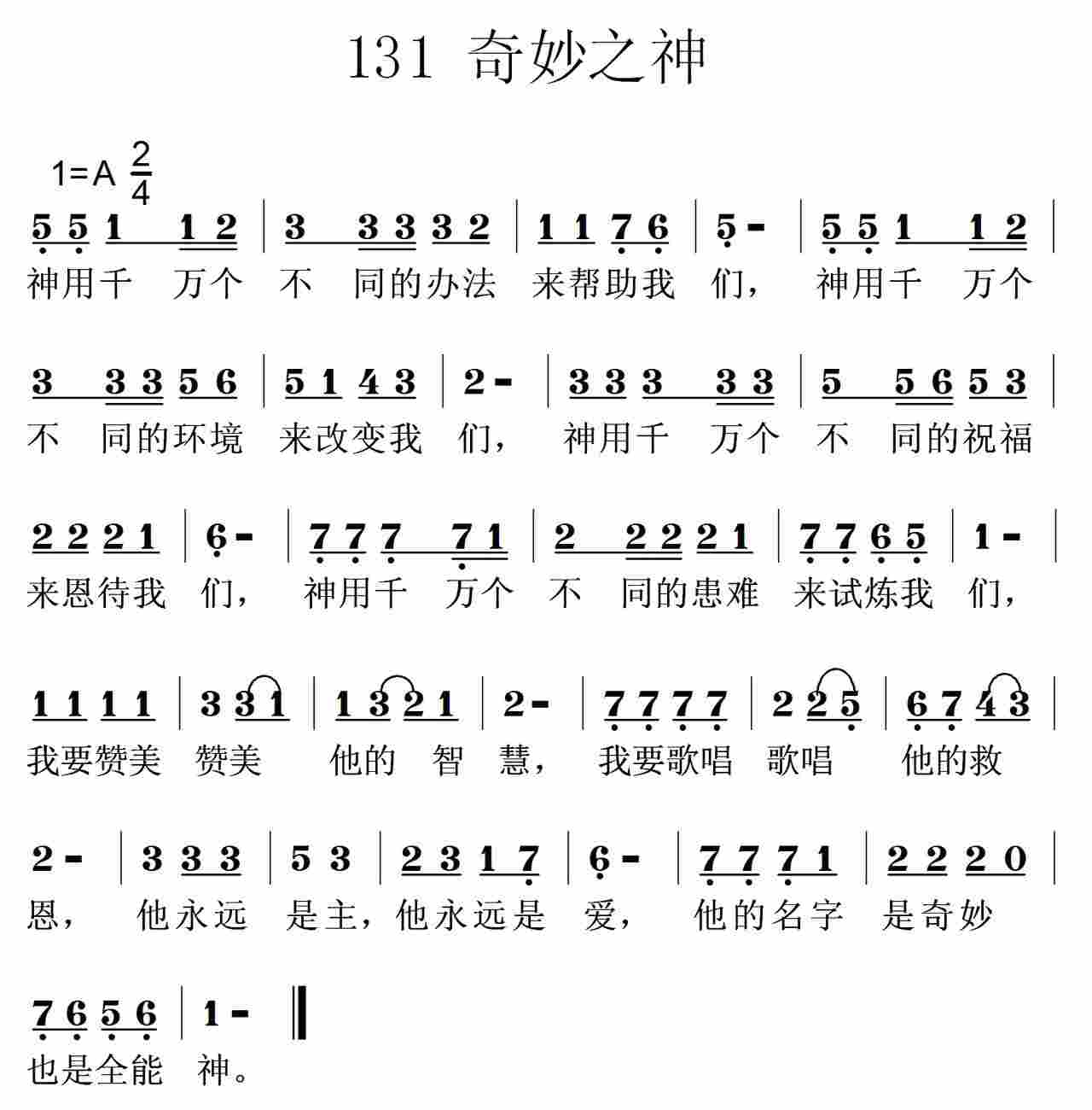 奇妙之神 第 1 页