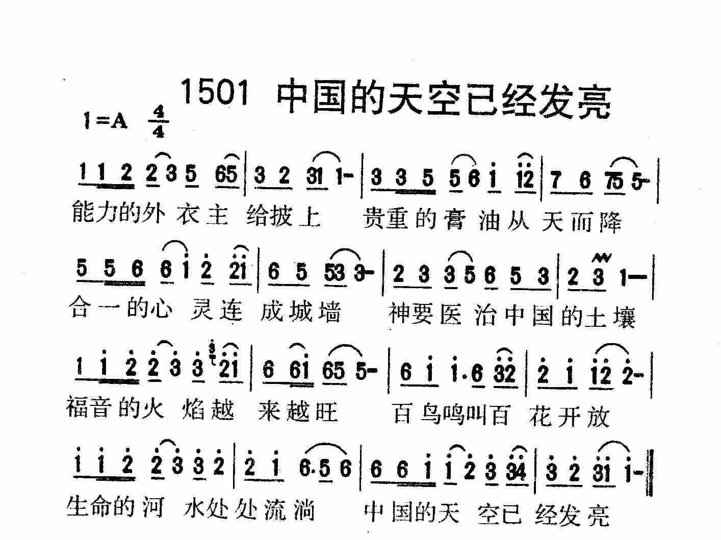 中国的天空已经发亮 第 1 页