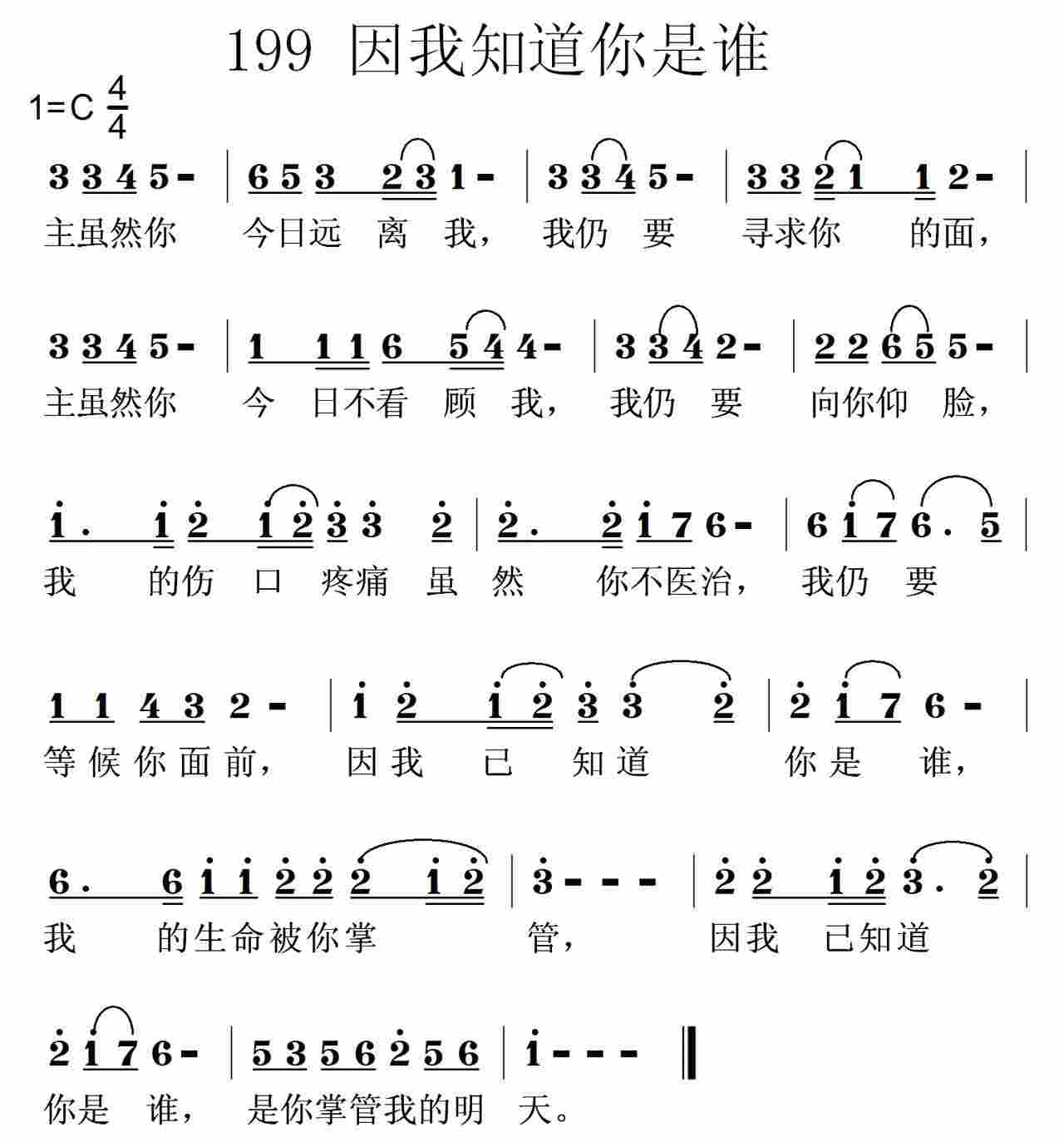 因我知道你是谁 第 1 页