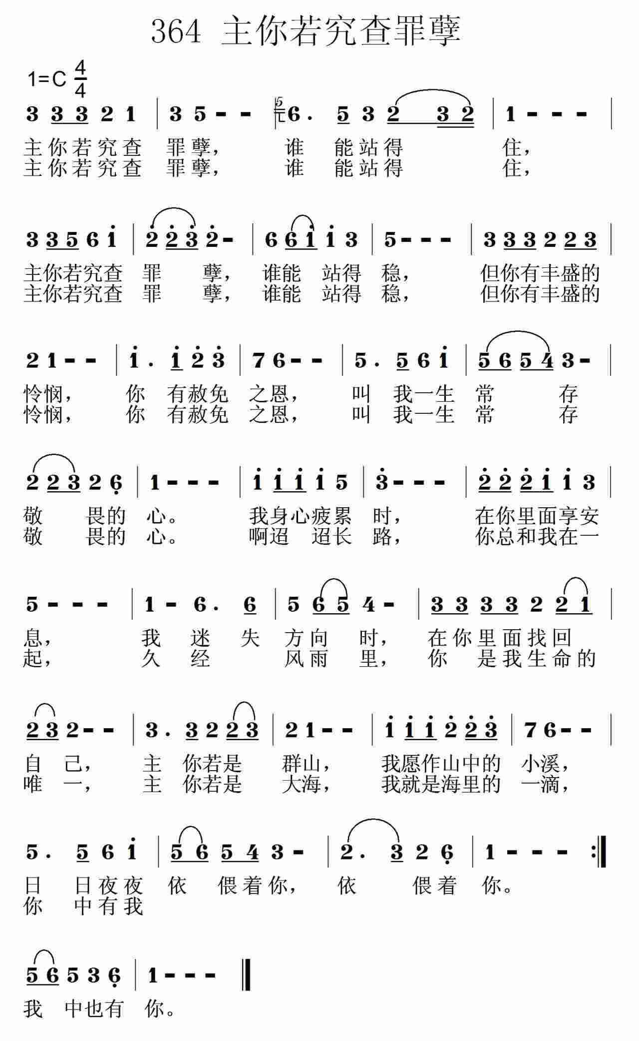 主你若究查罪孽 第 1 页