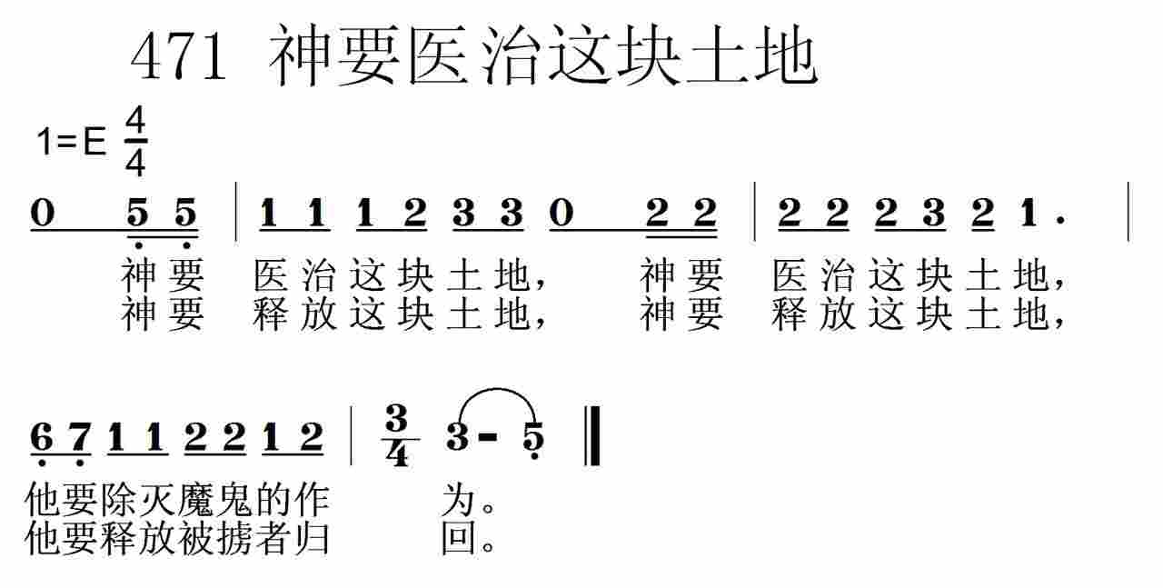 神要医治这块土地 第 1 页