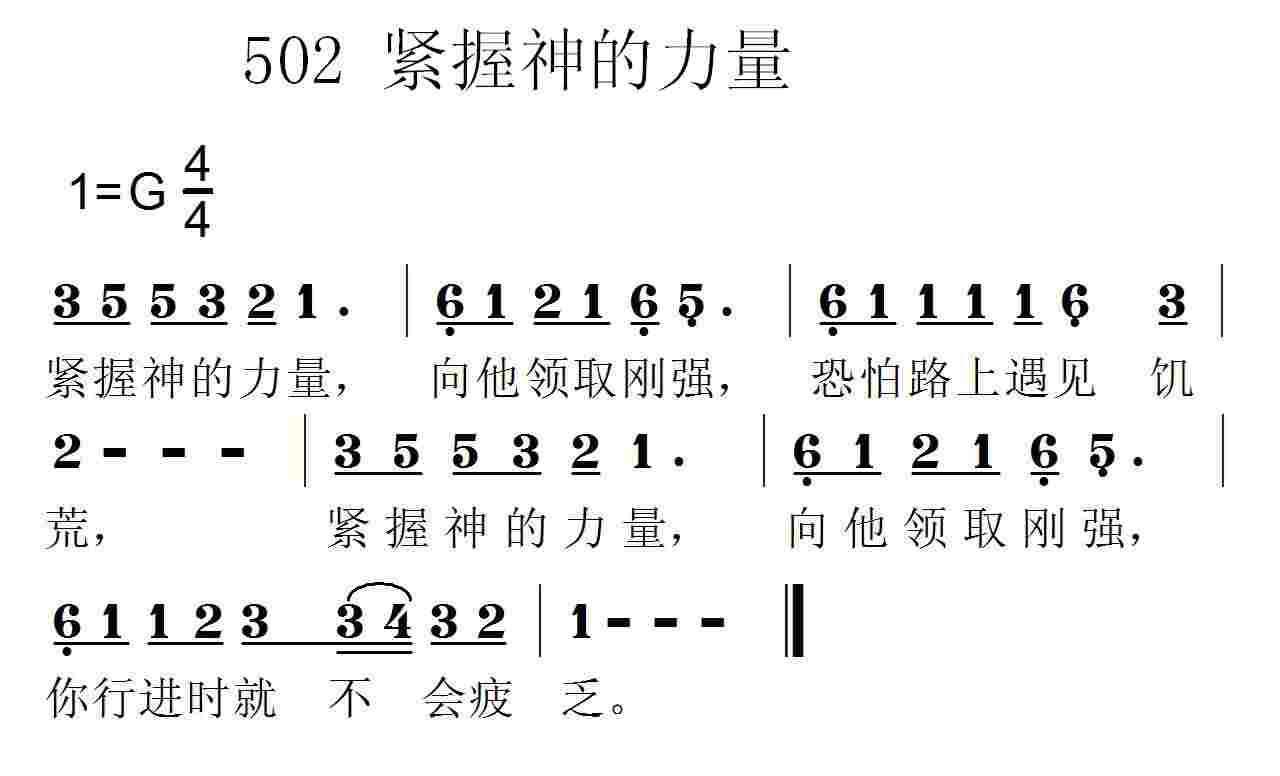 紧握神的力量 第 1 页