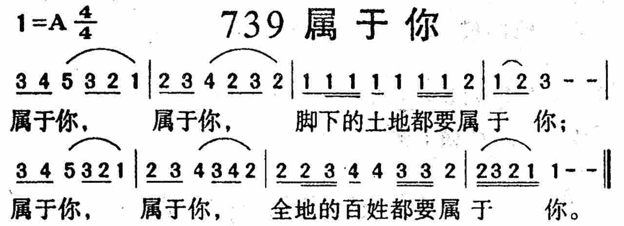 属于你 第 1 页