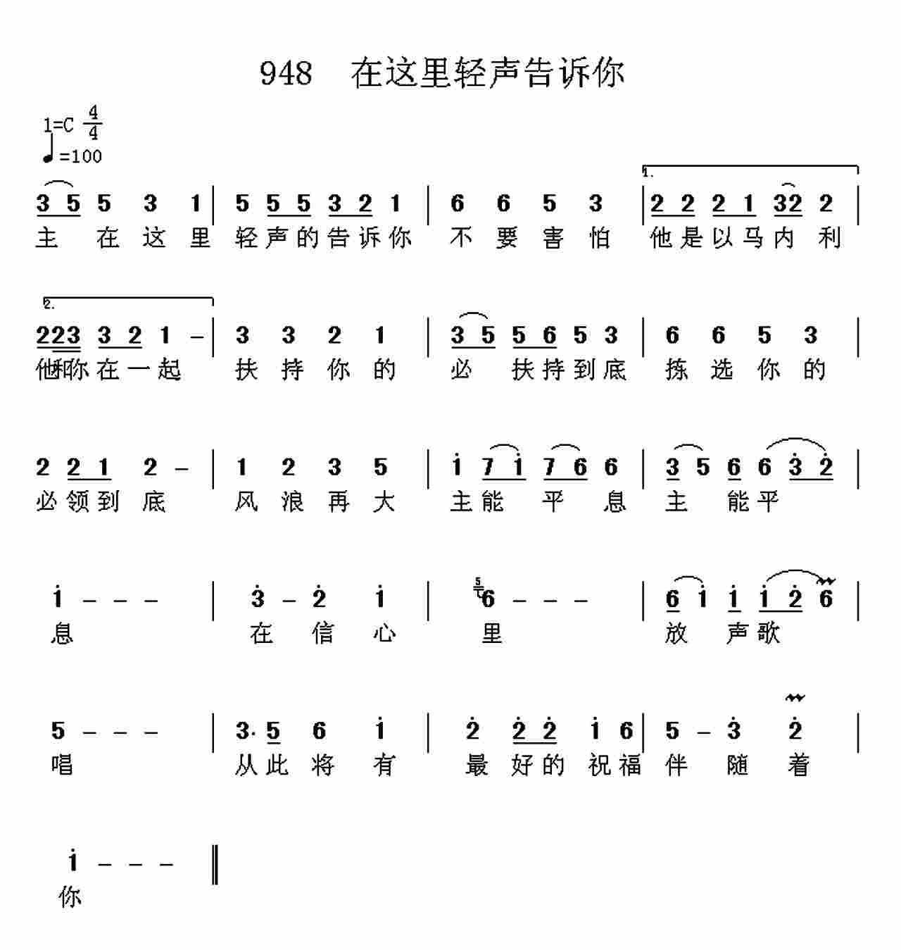 在这里轻声告诉你 第 1 页