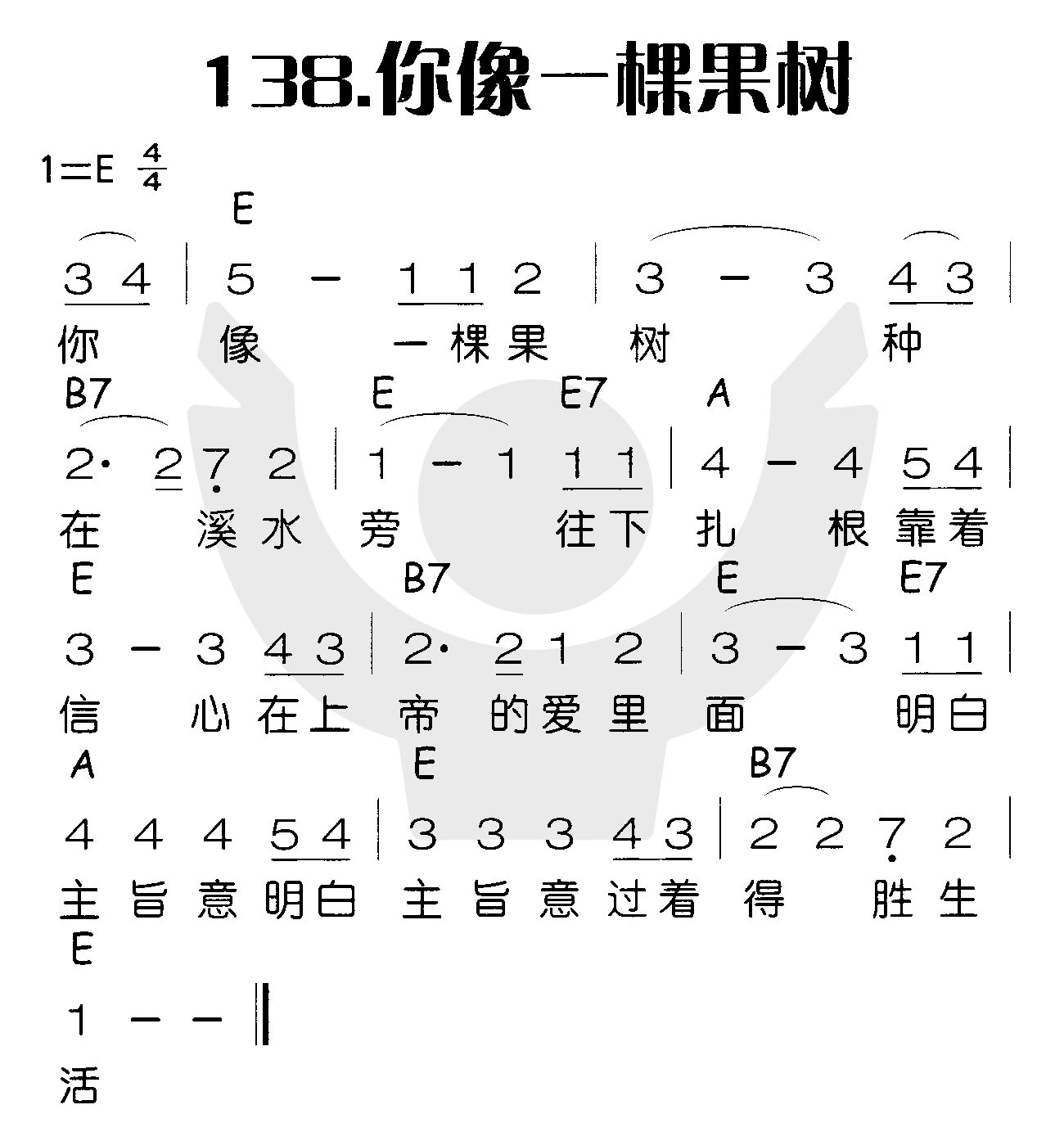 你像一棵果树 第 1 页