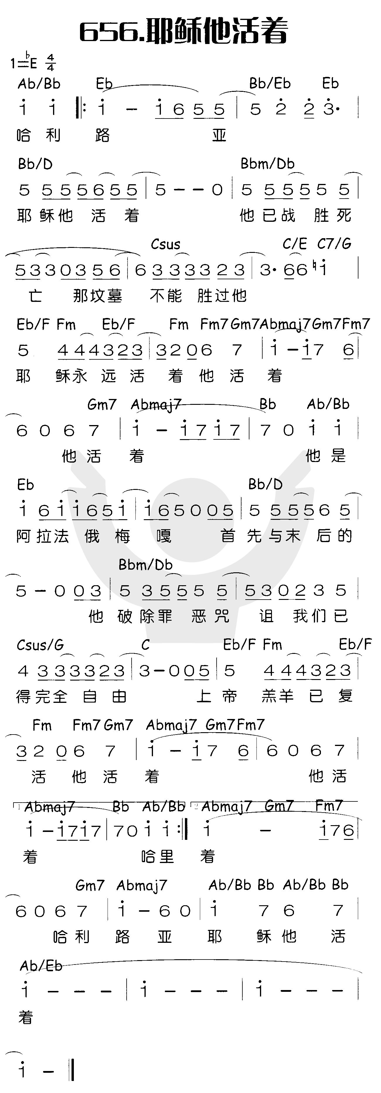 耶稣他活着 第 1 页