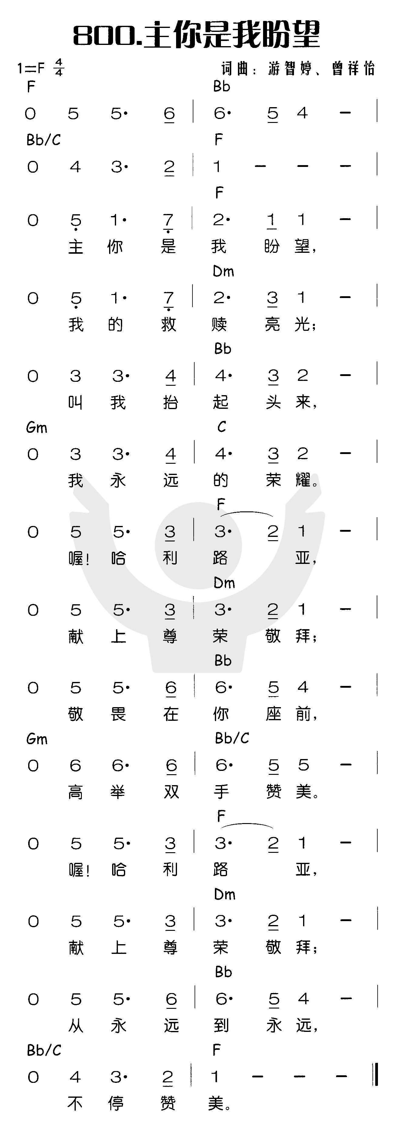 主你是我盼望 第 1 页
