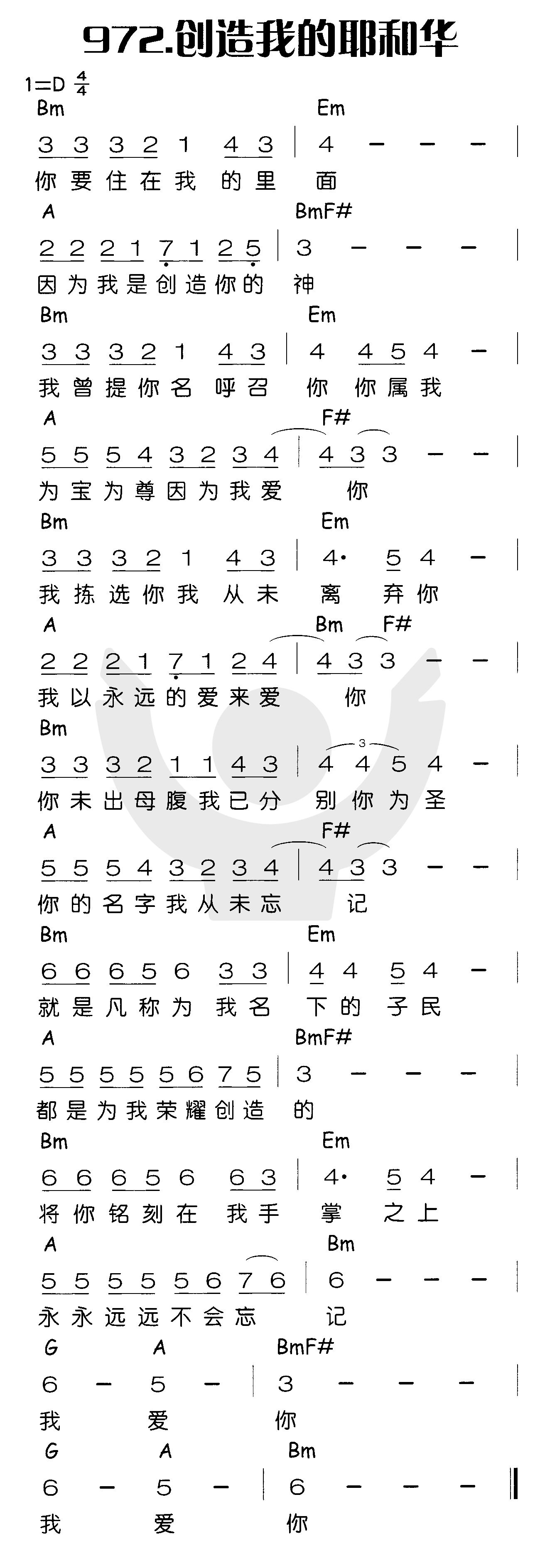 创造我的耶和华 第 1 页