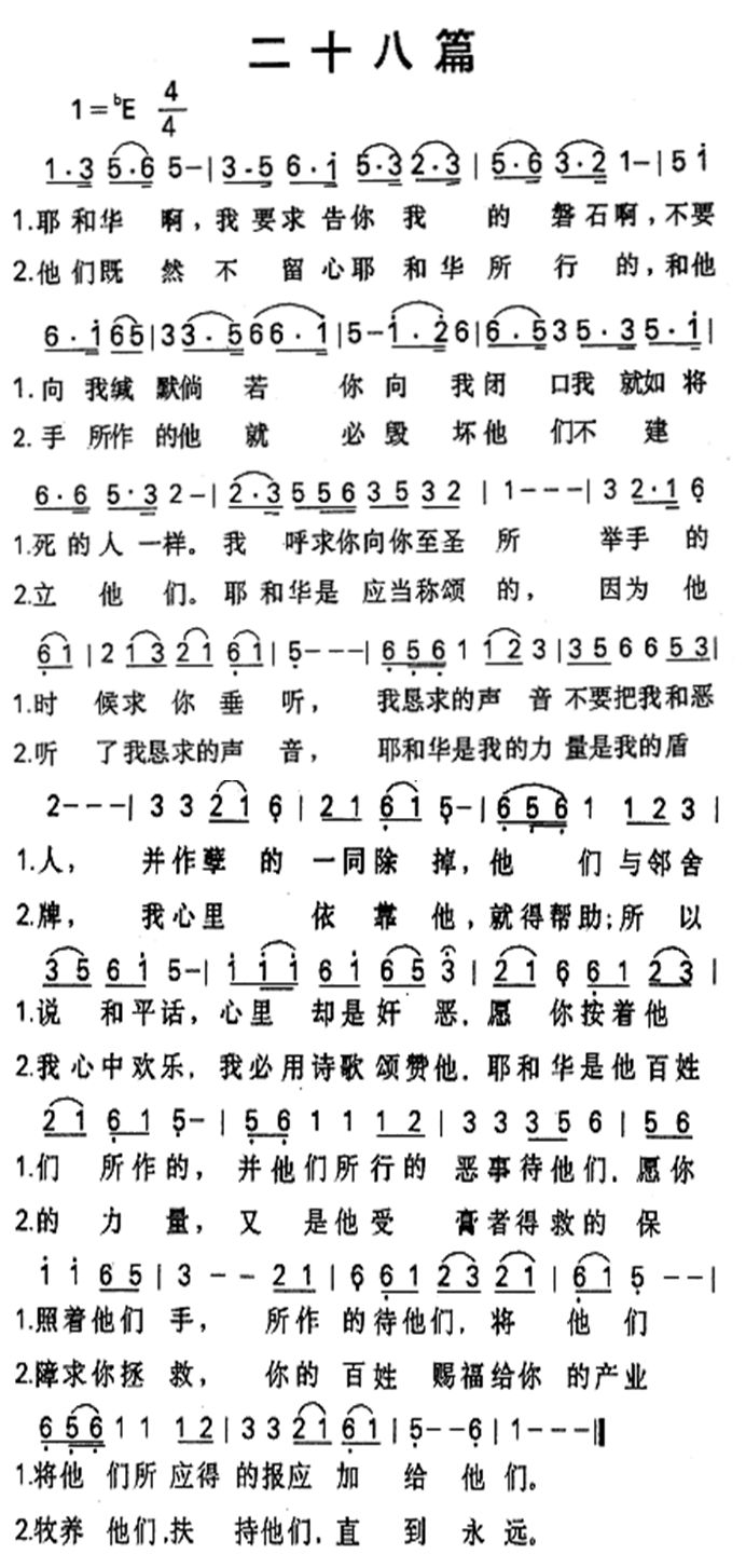二十八篇 第 1 页