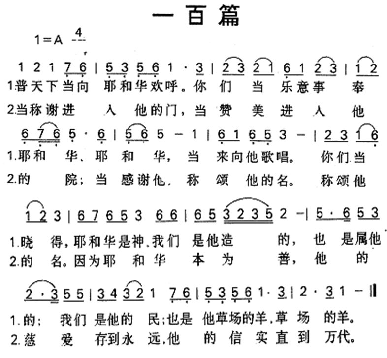 一百篇 第 1 页