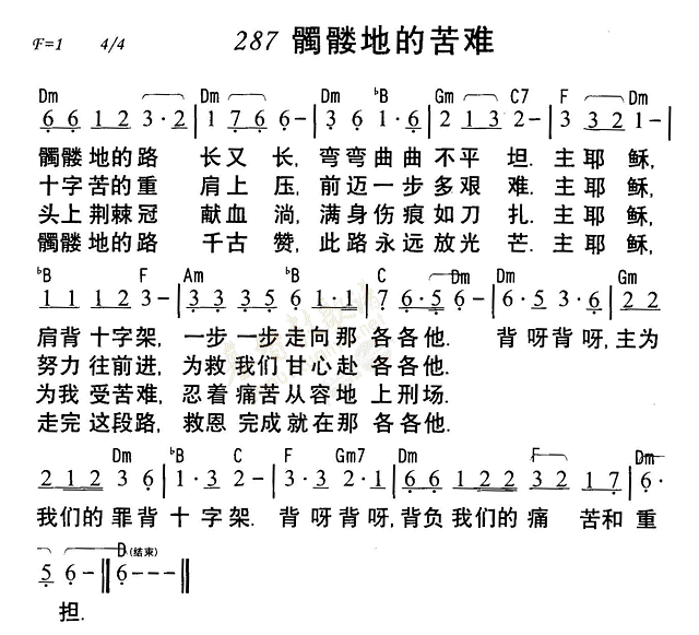 髑髅地的苦难 第 1 页