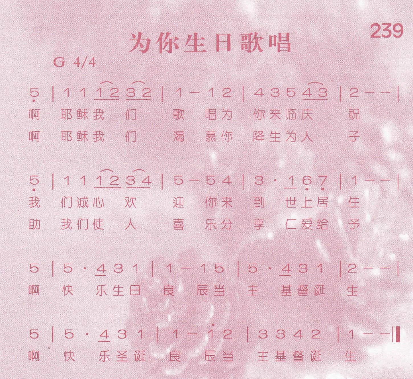 为你生日歌唱 第 1 页