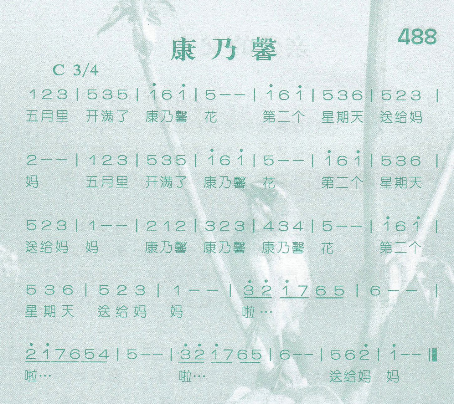 康乃馨 第 1 页