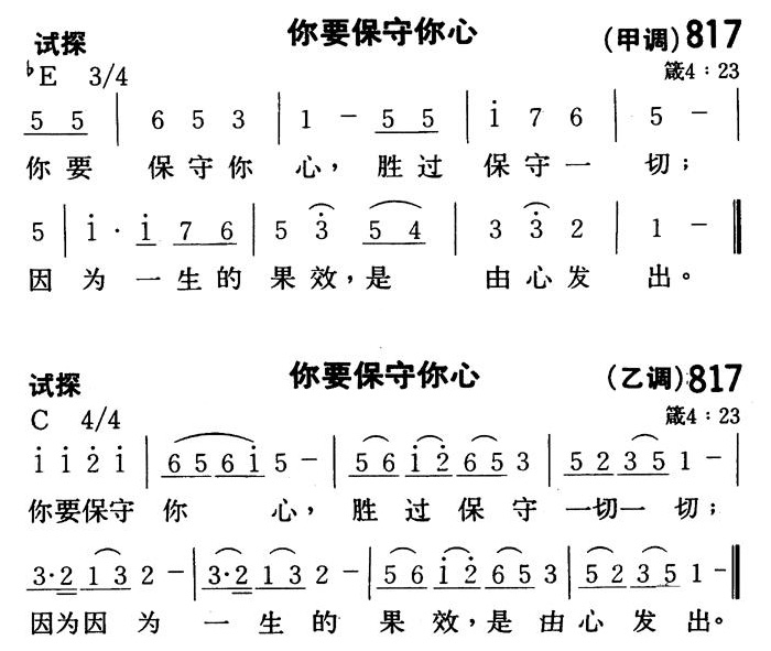 你要保守你心 第 1 页