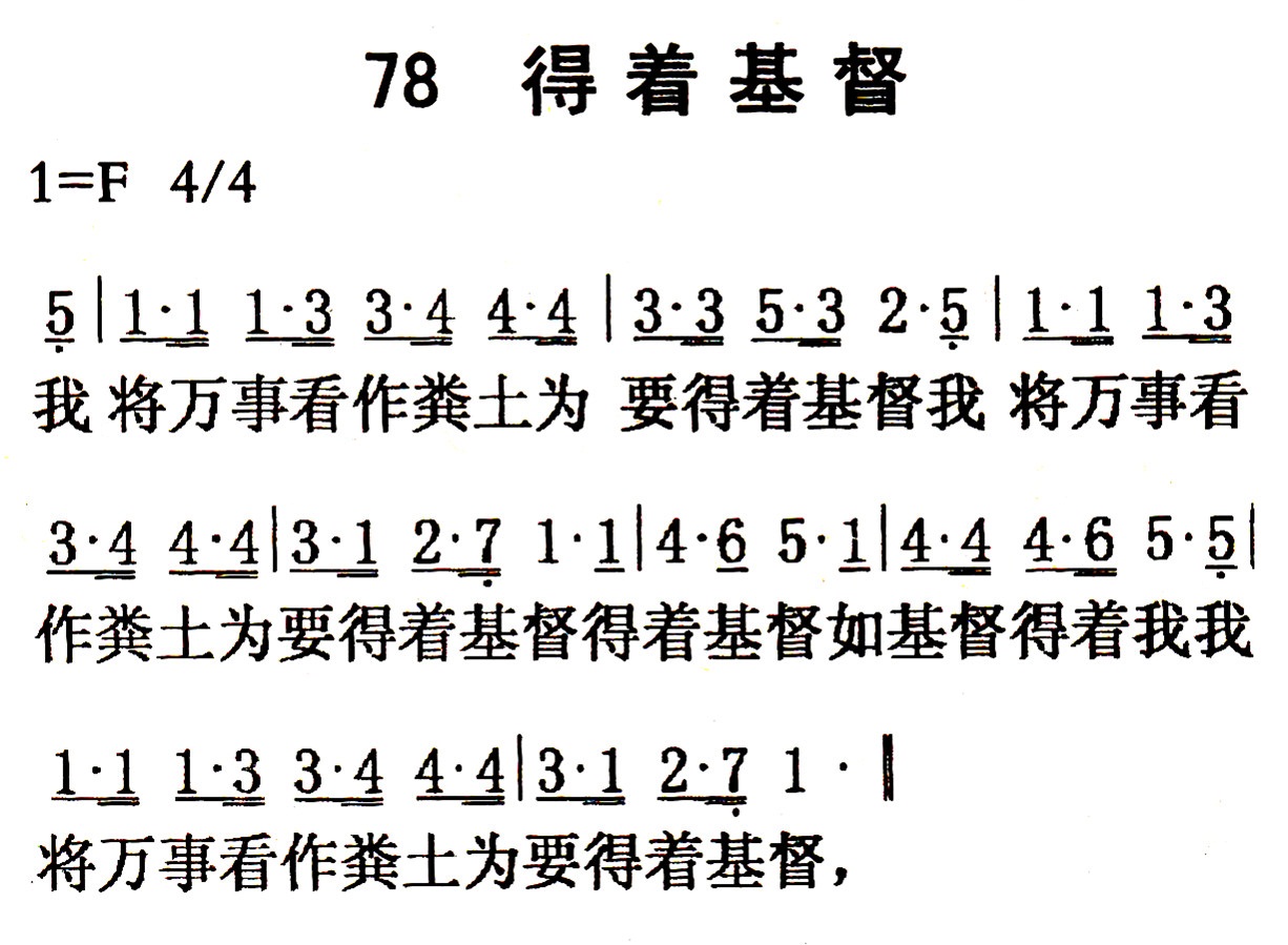 得着基督 第 1 页