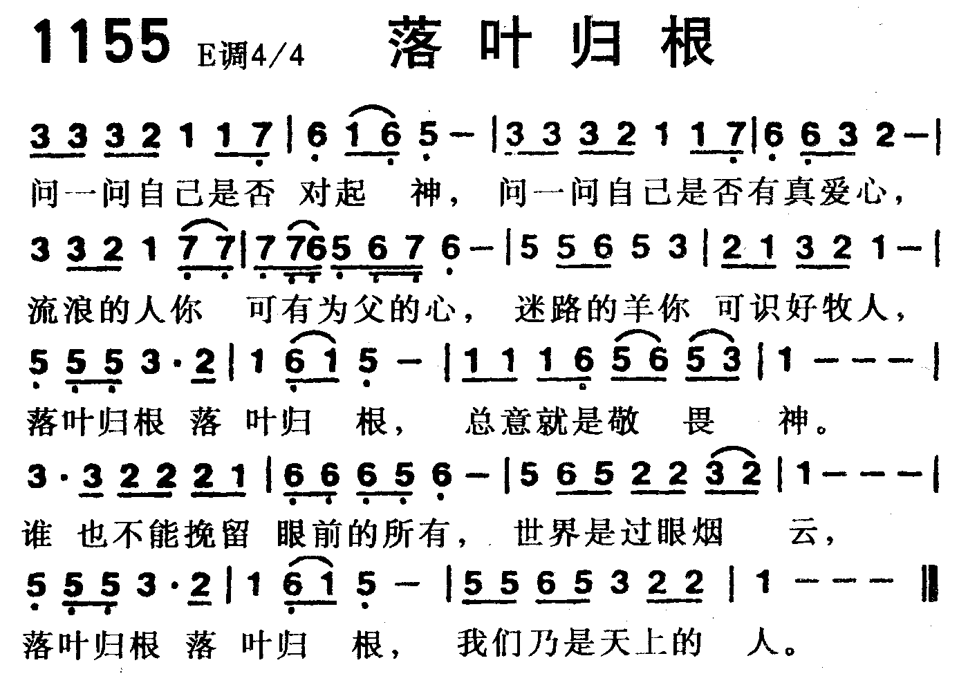 落叶归根 第 1 页