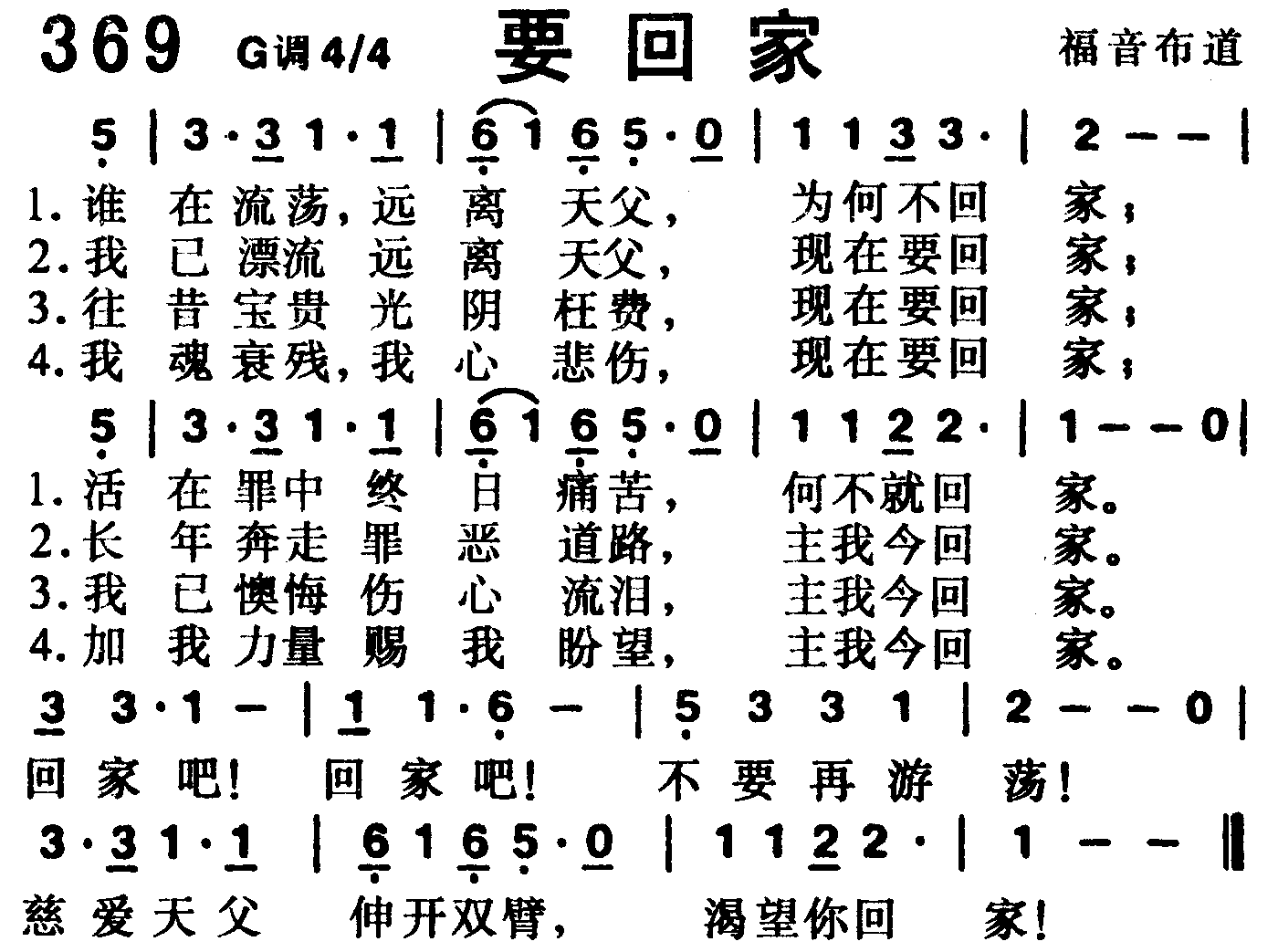 要回家 第 1 页