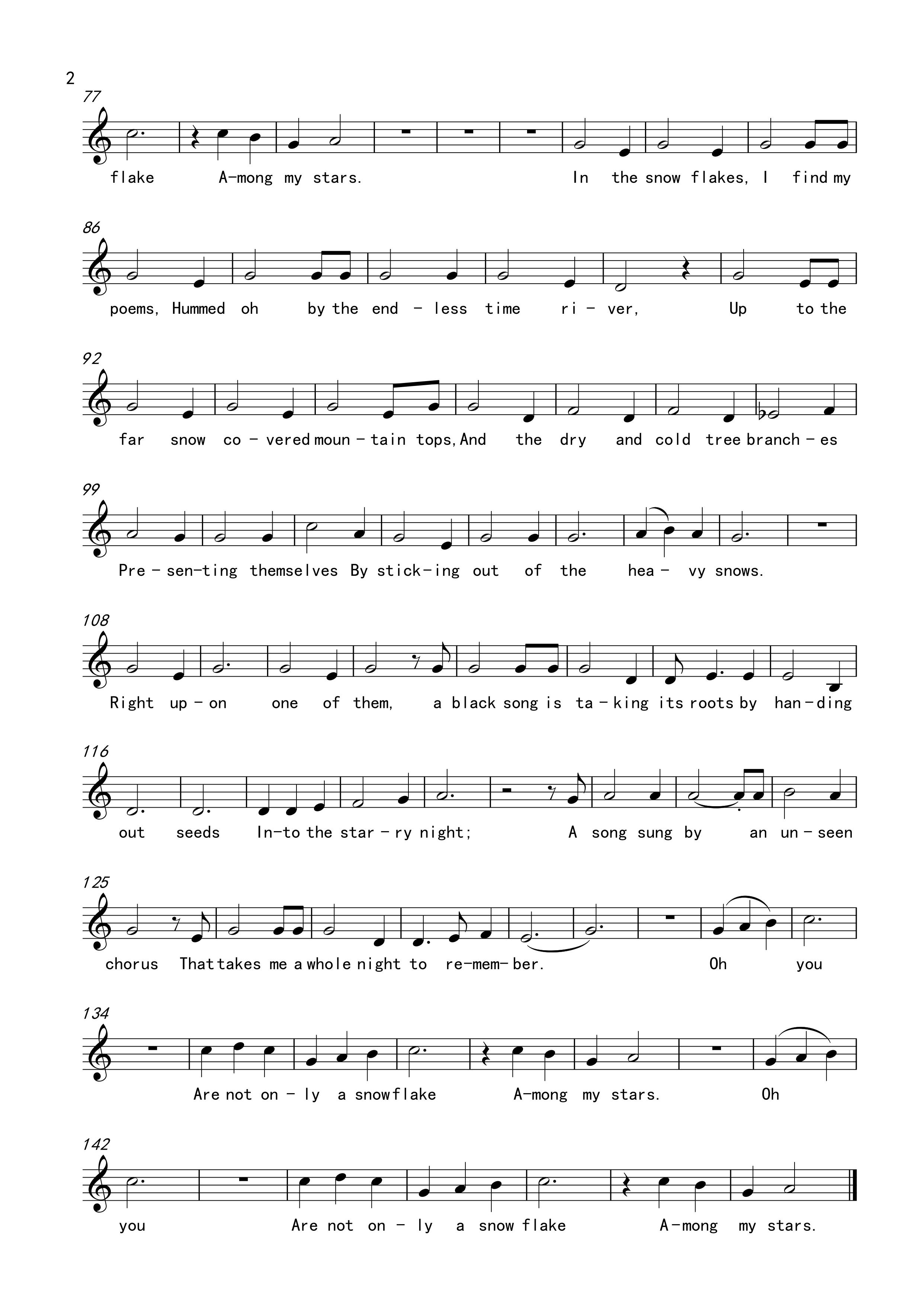 Jesus' Love Dawning Upon Me 官方五线谱 第 2 页