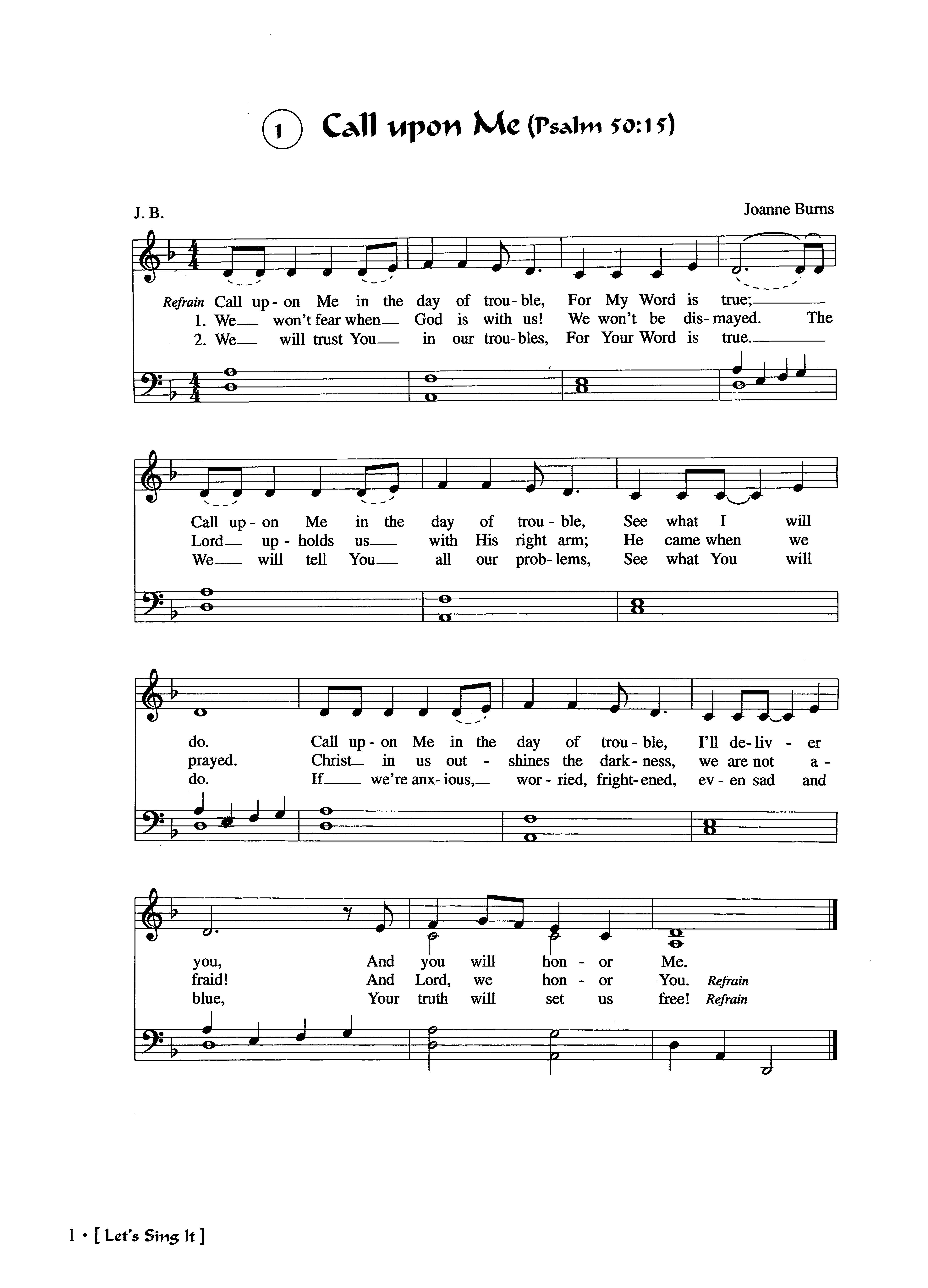 Call Upon Me 第 1 页