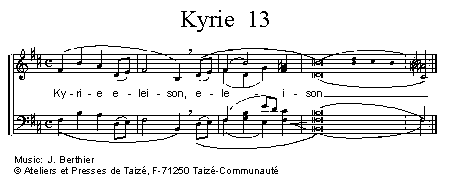 Kyrie eleison 13 官方五线谱 第 1 页