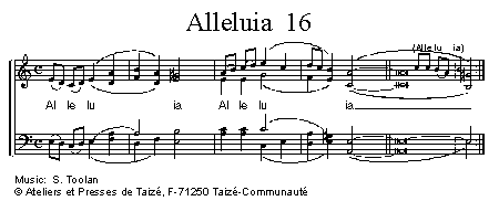 Alleluia 16 官方五线谱 第 1 页