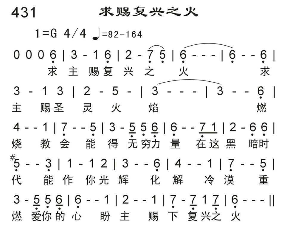 求赐复兴之火 第 1 页