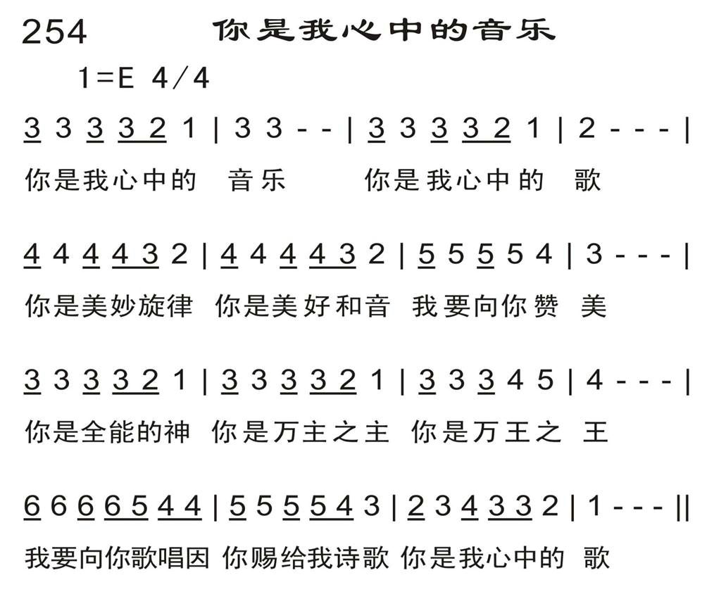 你是我心中的音乐 第 1 页