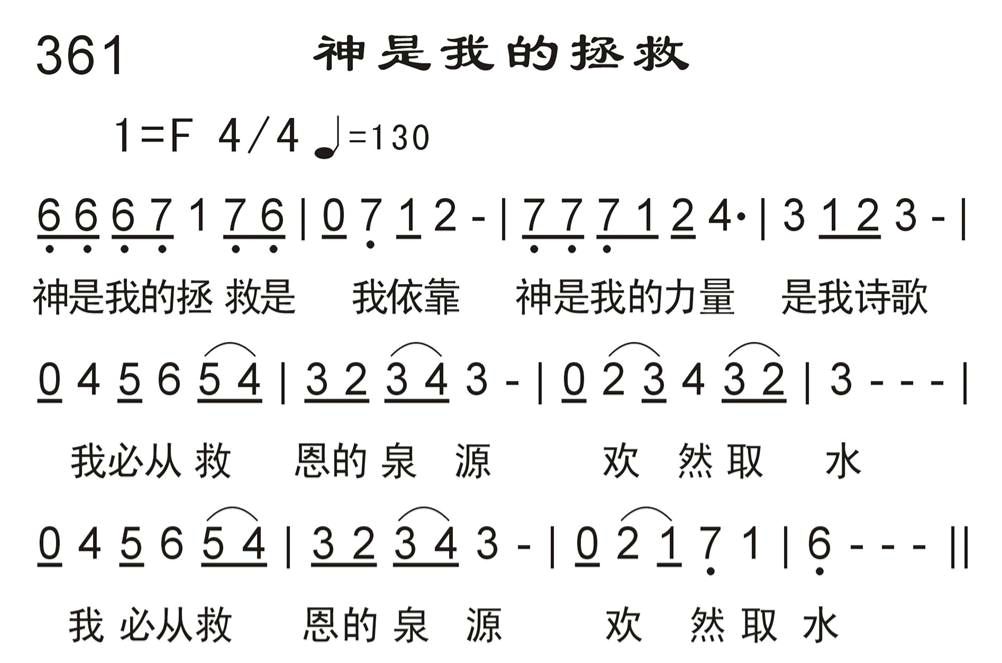 神是我的拯救 第 1 页