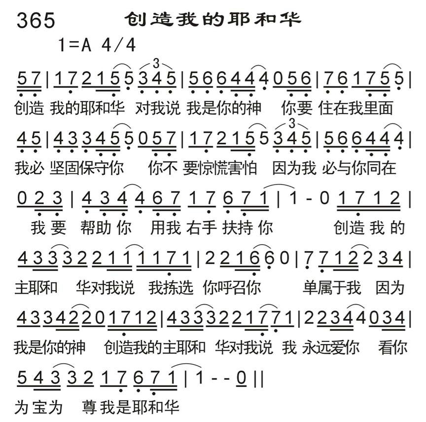 创造我的耶和华 第 1 页