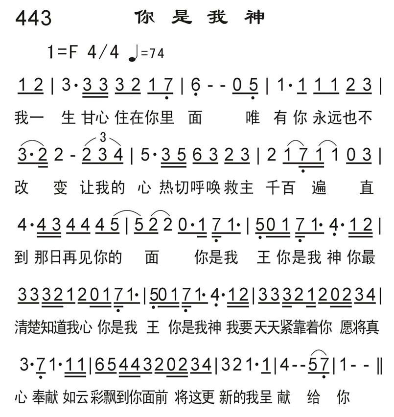 你是我神 第 1 页