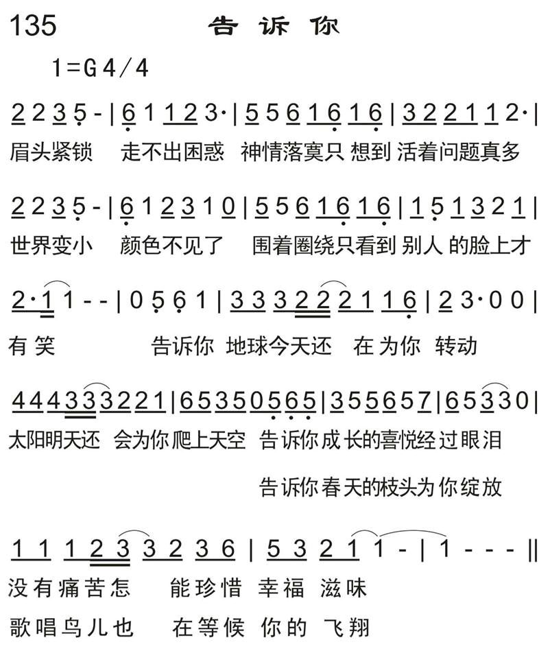 告诉你 第 1 页