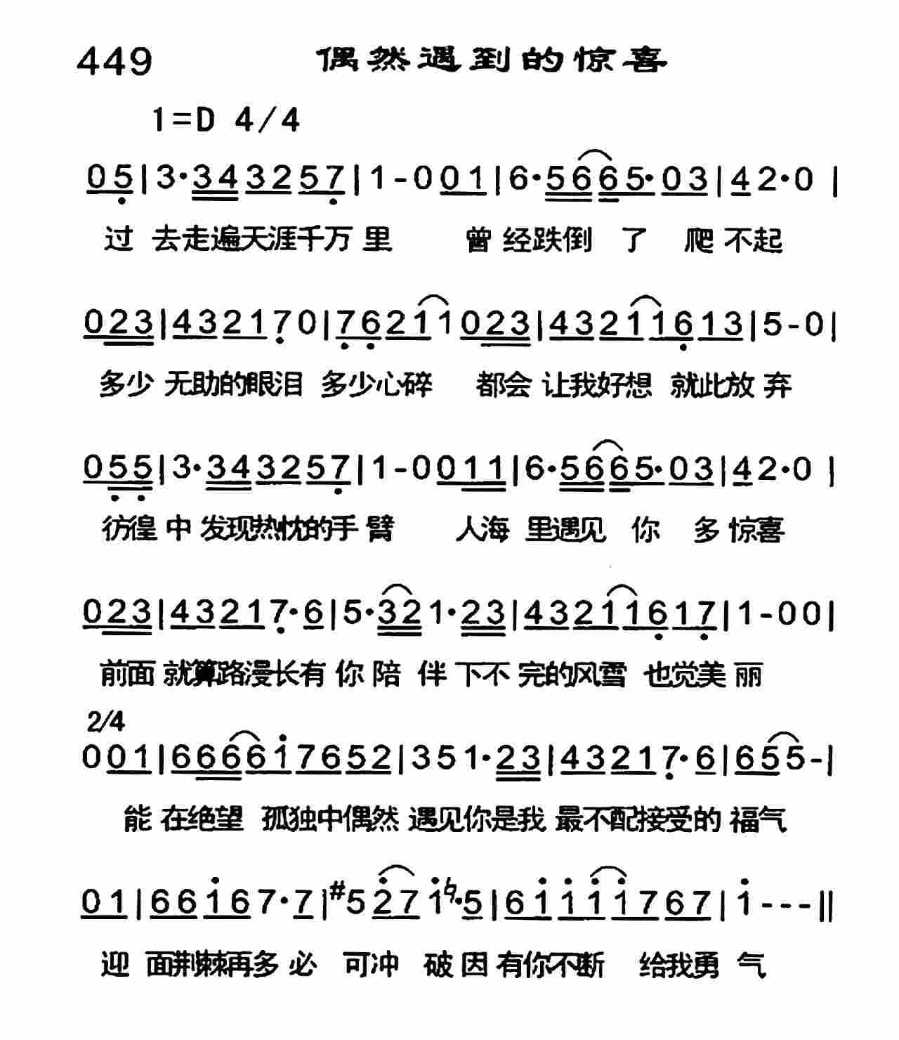 偶然遇到的惊喜 第 1 页