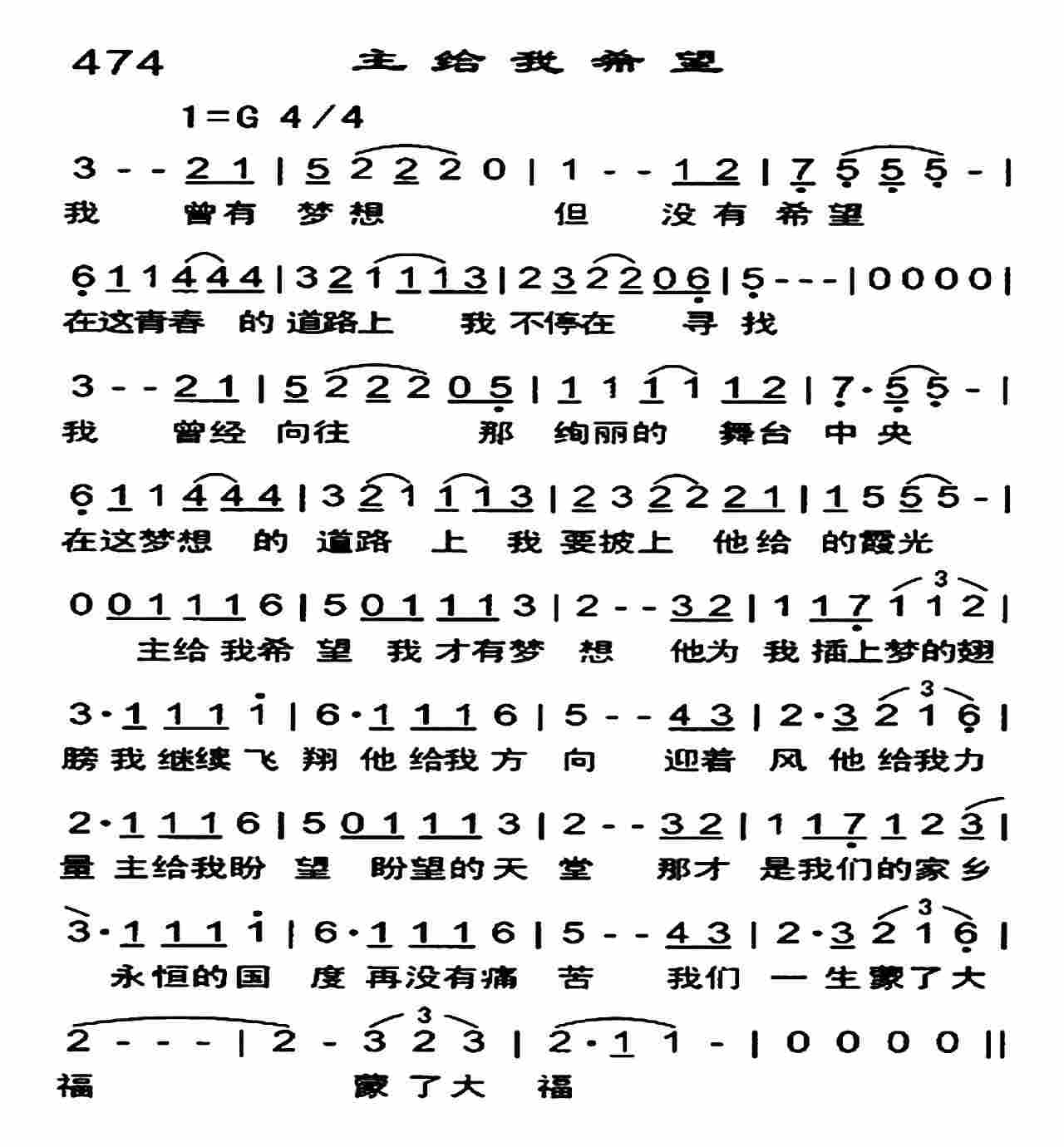 主给我希望 第 1 页