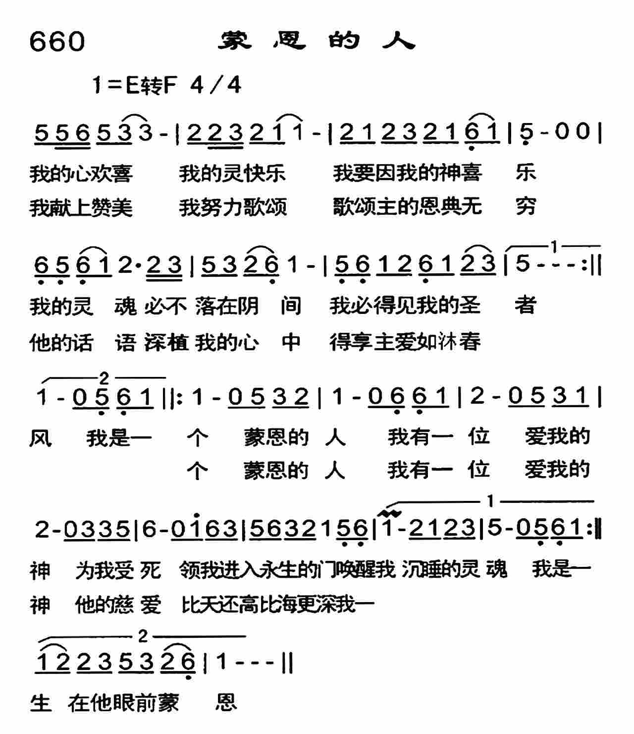 蒙恩的人 第 1 页
