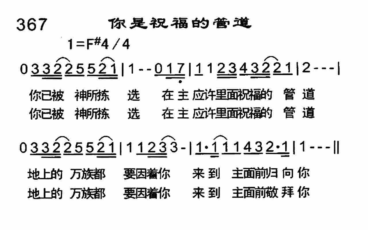 你是祝福的管道 第 1 页