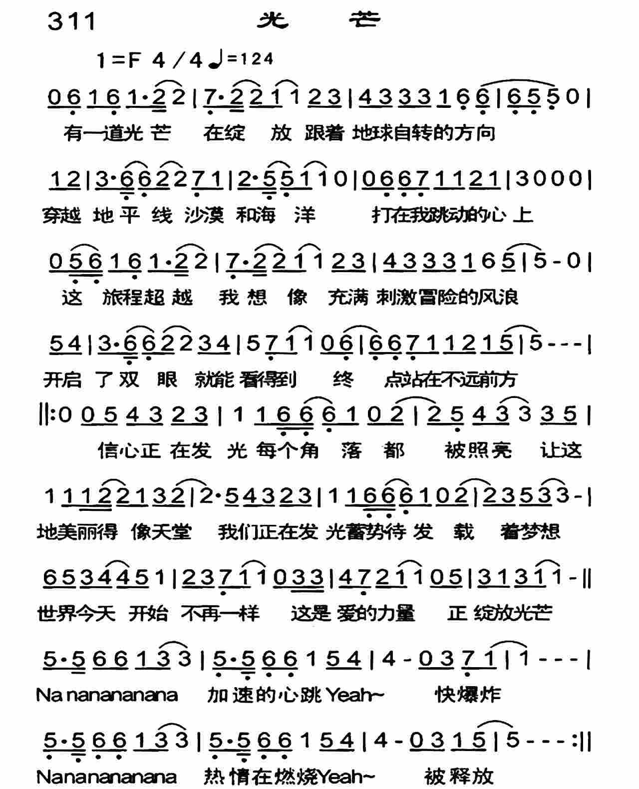光芒 第 1 页