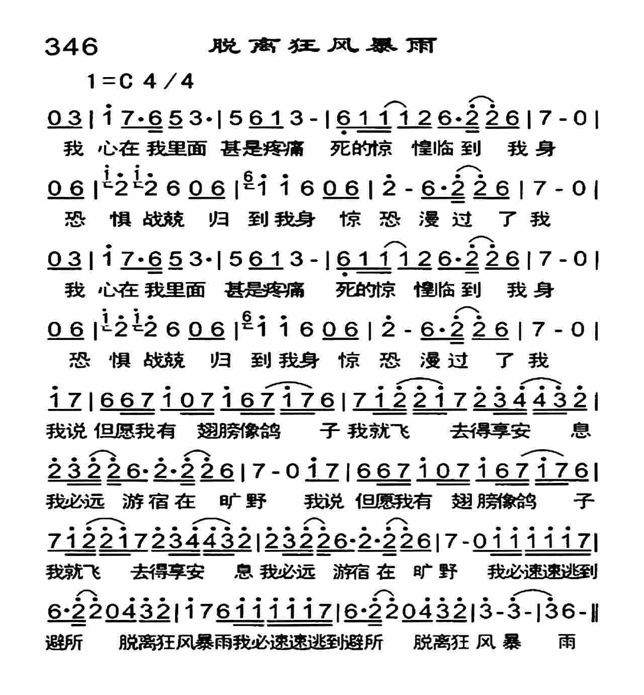 脱离狂风暴雨 第 1 页