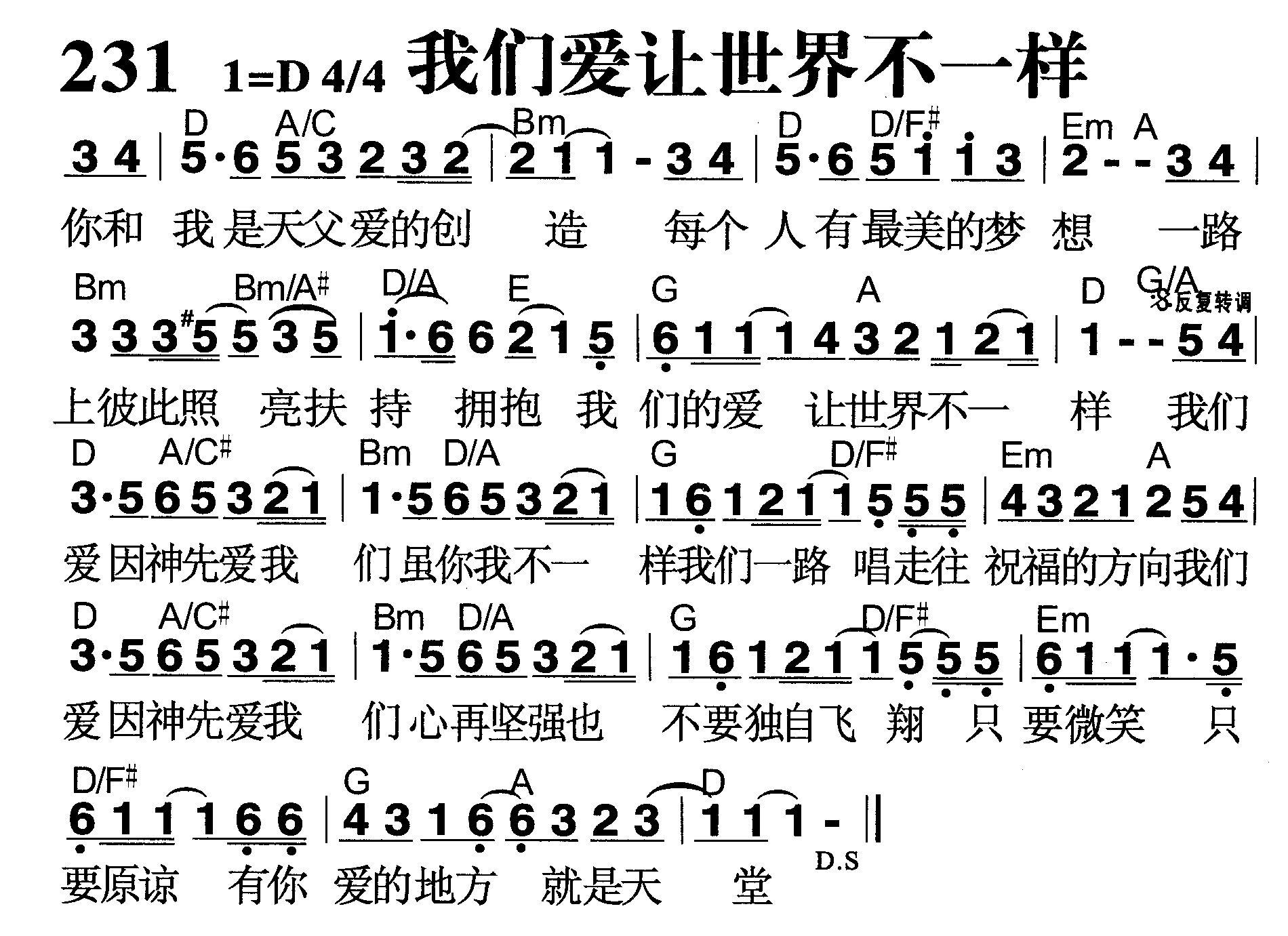 我们爱让世界不一样 第 1 页