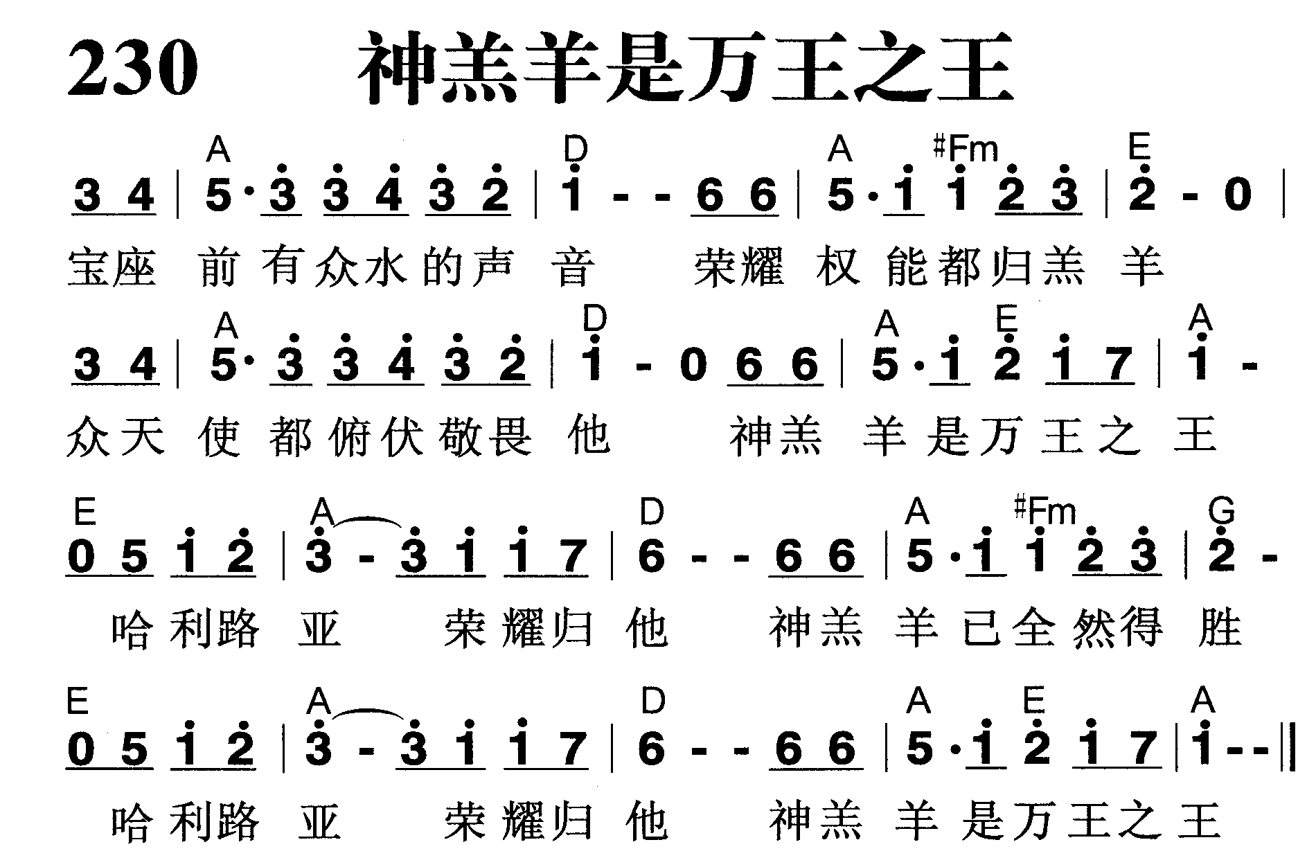 神羔羊是万王之王 第 1 页