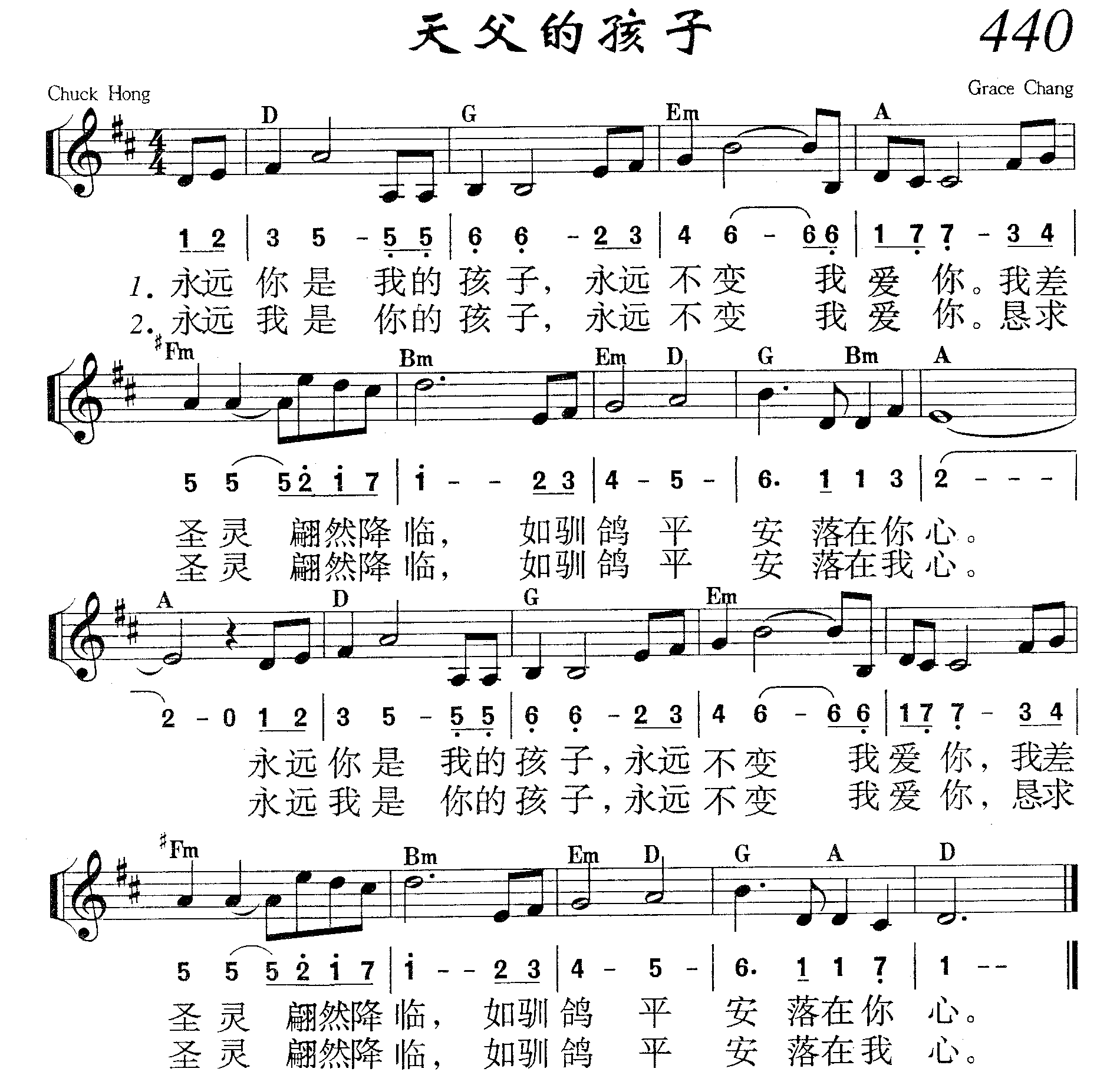 天父的孩子 第 1 页