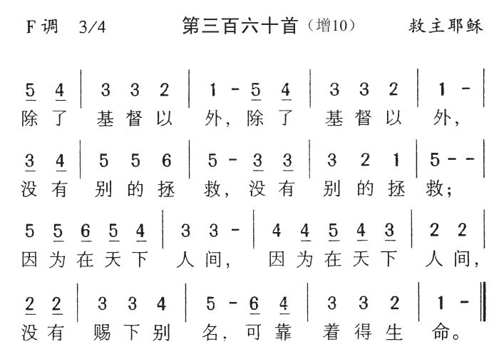 除了基督以外 第 1 页