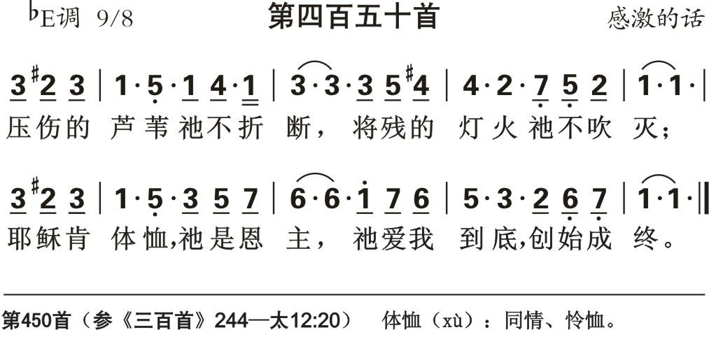 压伤的芦苇祂不折断 第 1 页