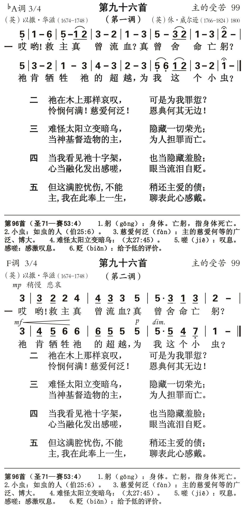 哎哟救主真曾流血 第 1 页