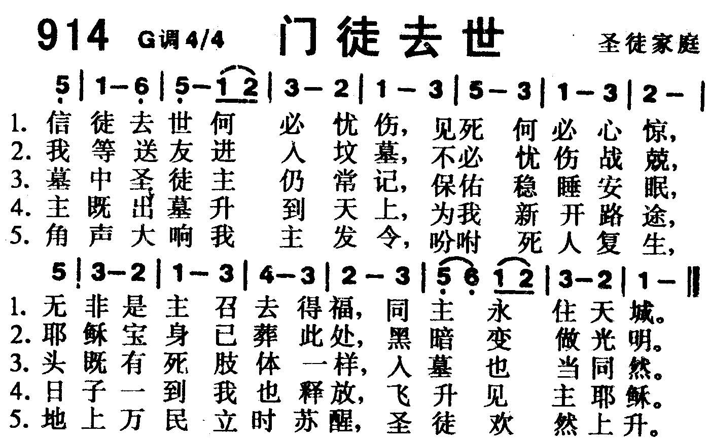 门徒去世 第 1 页