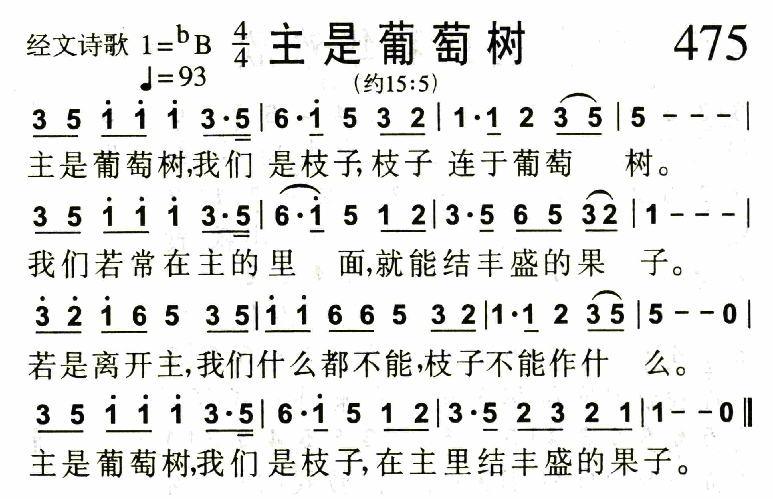 主是葡萄树 第 1 页